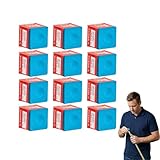 GifBasg 12 Stück Snooker Pool Kreide Set, rutschfeste, langlebige Billardkreide für präzise, Feine Pulverstruktur, Leuchtend blau, geeignet für alle Queue-Arten, Perfekt für Billard-Enthusiasten