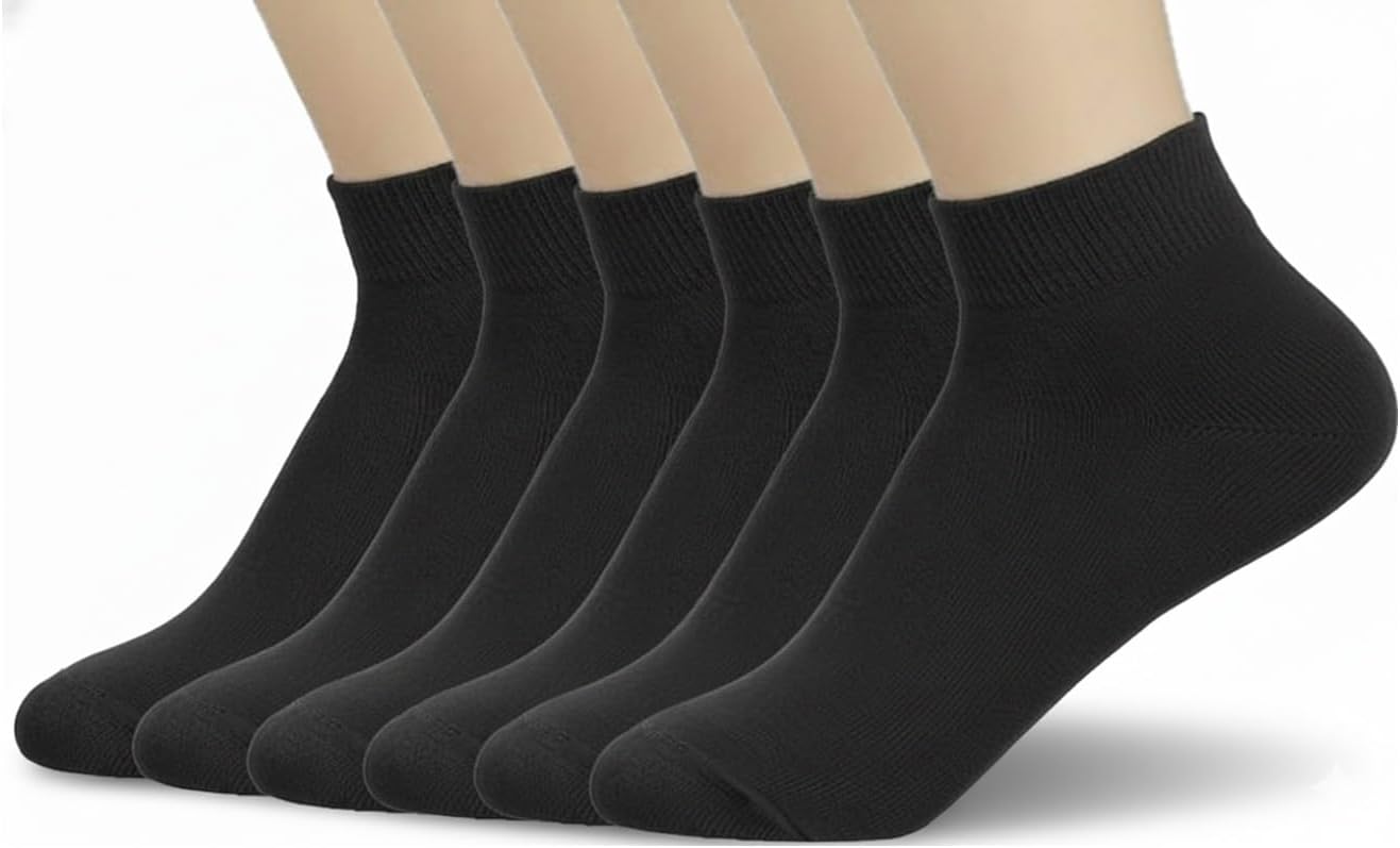 Black - 6 Pairs