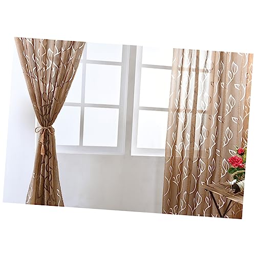 Mosquitera para ventanas de salón con elegante diseño de gasa estampada 3