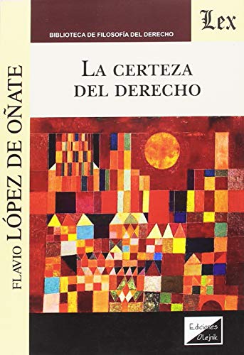 Portada de Certeza del Derecho la