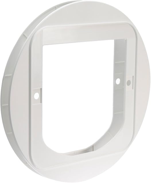 SureFlap cat flap mounting adapter, white, 1 piece (pack of 1)