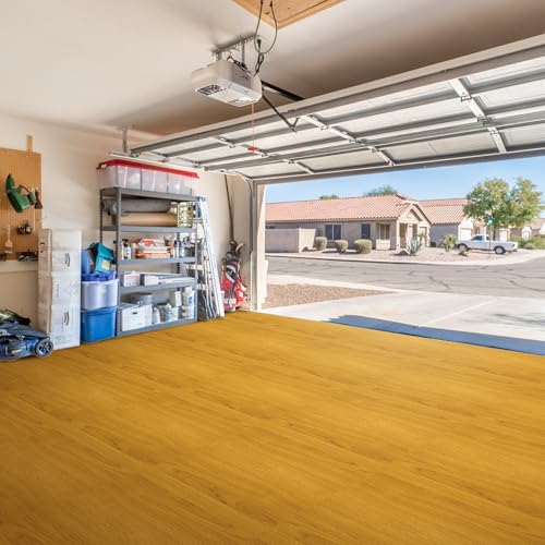 Sorbus 80 Sq. Ft. Wood Grain Floor Tiles Foam Mat EVA Interlocking Mats Tile 3/8-Inch Thick Flooring Wood Puzzle Exercise Mats w/Borders - Home Playroom Basement, Apartment, Trade Show, Baby, Dance by SORBUS - Image 6