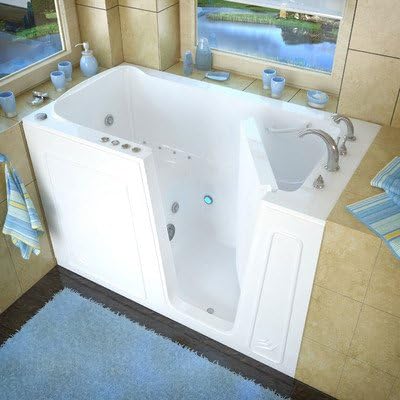 Therapeutic Tubs Aspen Whirlpool and Air Walk-in Bath Tub