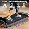 Treadmills for Home 3.0HP Quiet Foldable Treadmill with Incline, Portable Walking Pad with Handle Bar, Walking Pad Treadmill for Running and Jogging with 330 LBS Capacity