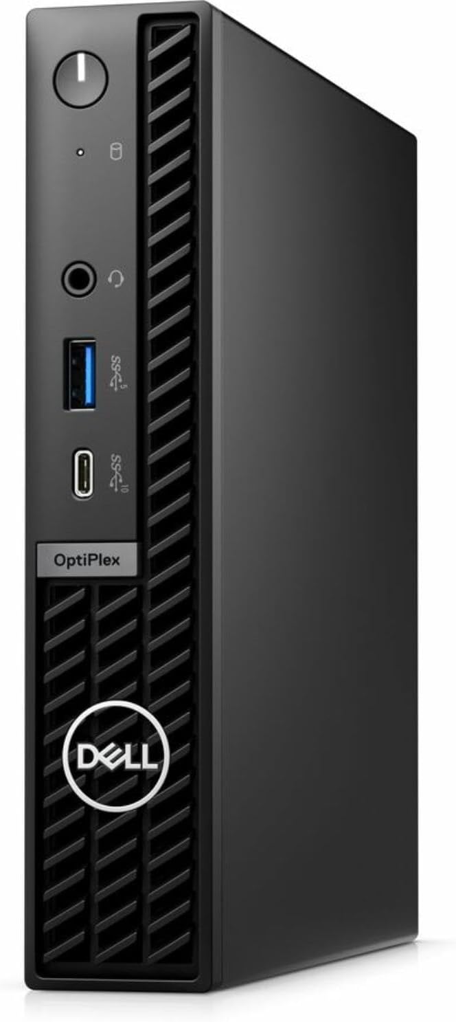 Dell Pro Micro QCM1250 Mini Desktop, New OptiPlex Version 14th Gen 14-Core i5-14500T (Beat i7-13700T), 16GB DDR5 RAM, 512GB PCIe SSD, Ultra-Quiet Design, 2-Monitor Support 4K, WiFi 6, Windows 11 Pro