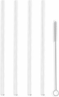 Hummingbird Glass Straws Little Sipper 6 x 7mm Made With Pride In The USA - Perfect Reusable Straw For Coffee, Tea, Wine, ...