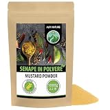 Alpi Nature Senape in Polvere Bianca Gialla 1kg, Semi di Senape Bianca Gialla Macinati