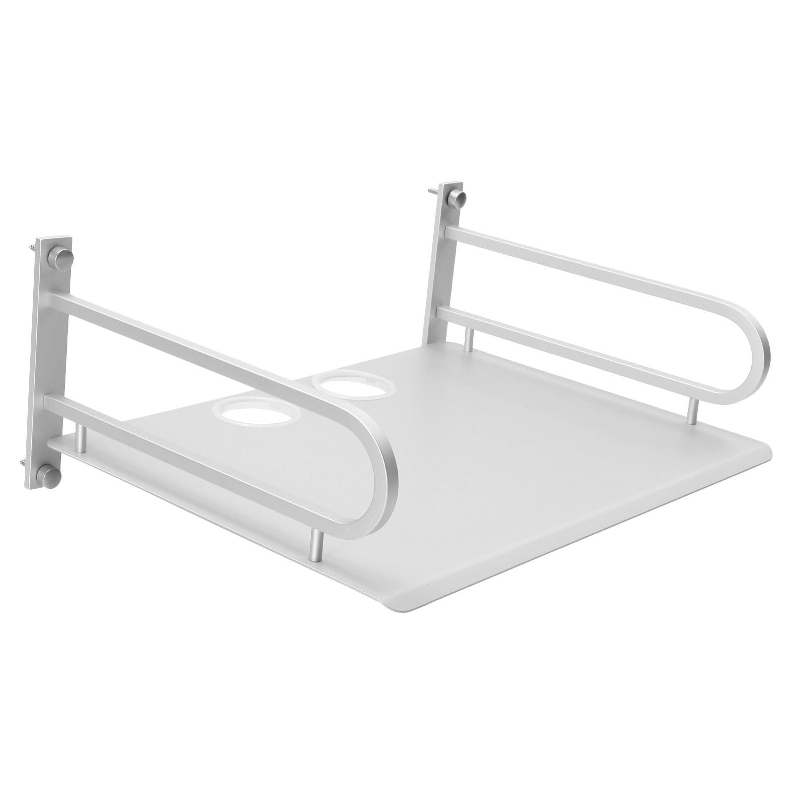 Soporte de Pared de Aluminio para Proyector y Router, Estante Flotante