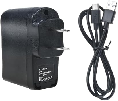 5V AC/DC Adapter Compatible with JYX JYX-S55 JYX-55B JYX-55W 3.7V 5200mAh Li-ion Battery Karaoke Machine Portable Bluetooth Speaker JYX-55Black JYX-55Wood JYXS55 5VDC Power Supply Charger