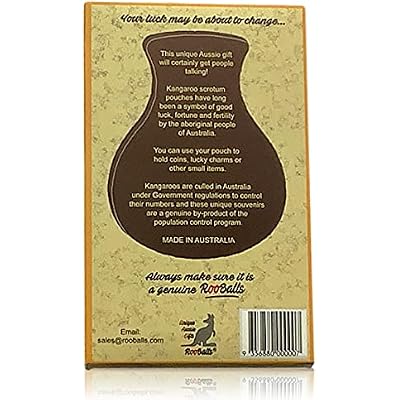 Kangaroo Scrotum Coin Pouch - Large Size - Boxed
