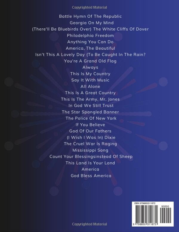 Irving Berlin Songbook & Other Patriotic Songs: 26 American Patriotic Songs( Piano, Vocal, Guitar) - Image 2