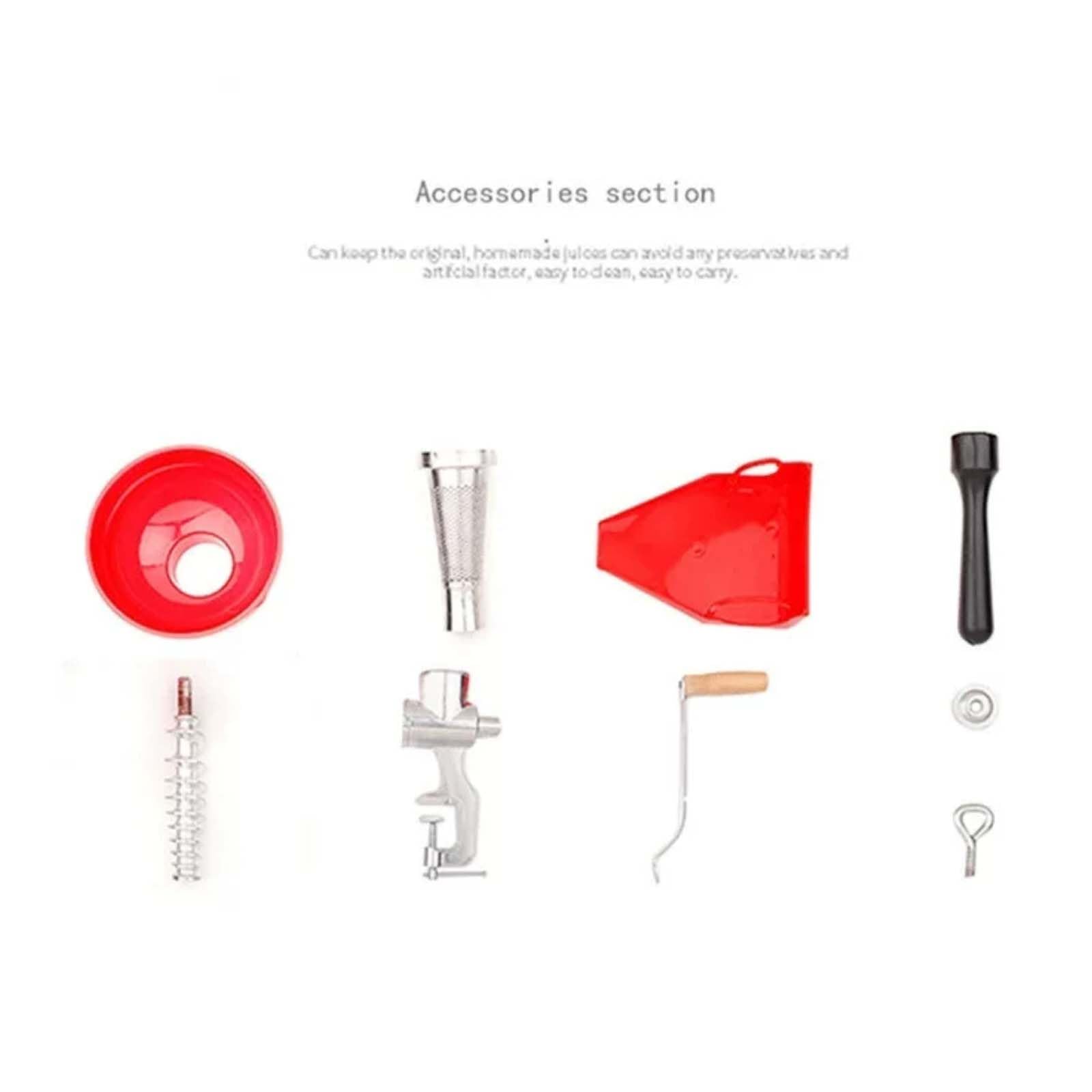 Colino manuale per pomodoro per la produzione di salsa di pomodoro macinino per purè di patate fresche Sasha - Filtro in lega di alluminio ABS durevole facile da pulire