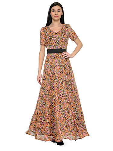 long georgette dress