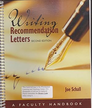 Spiral-bound Acp Writing Recommendation Letters Book