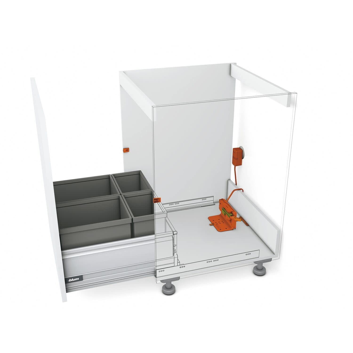 OD Servo Drive Uno für alle Schubkasten- und Schranksysteme SET