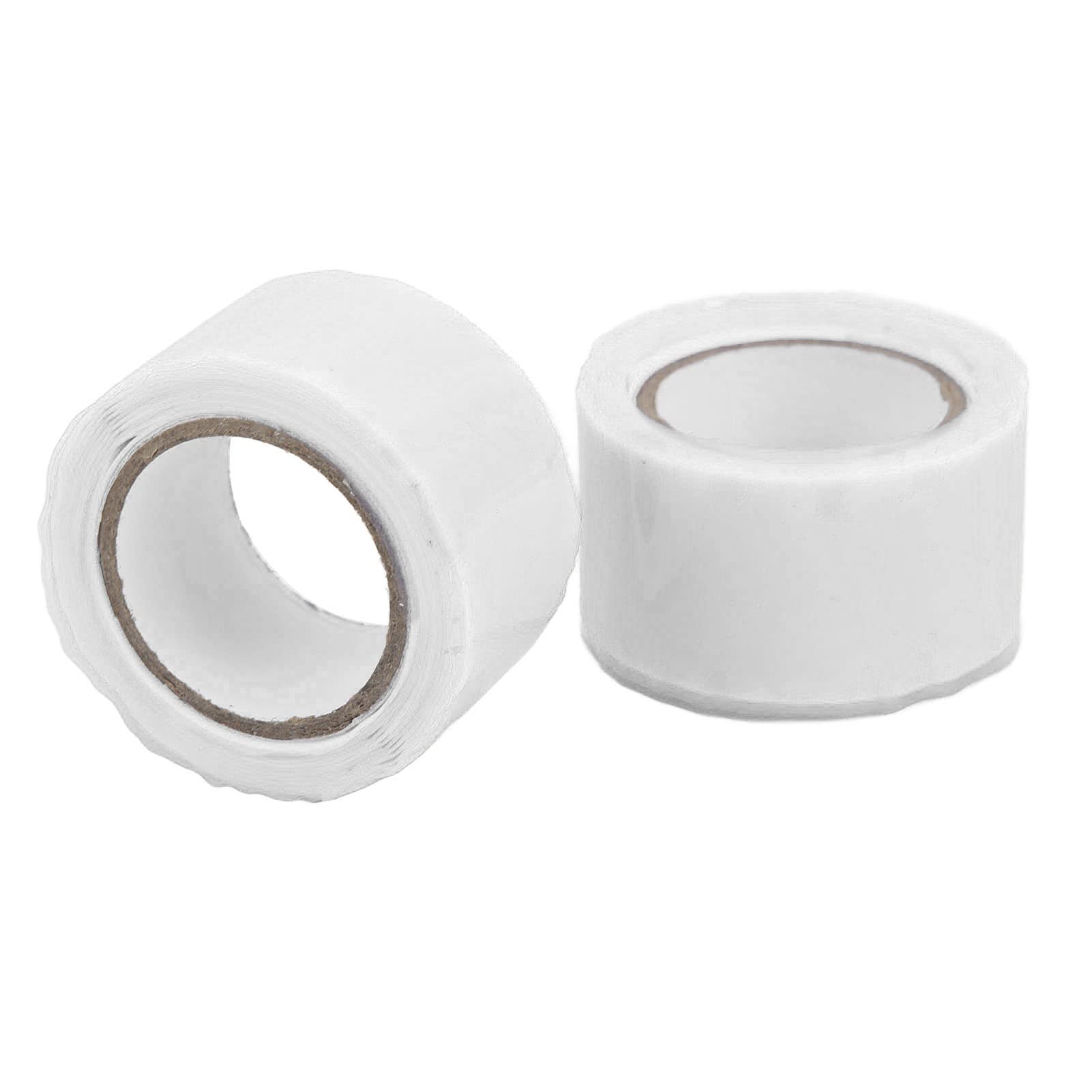 RIZGHWOY Wodoodporna taśma silikonowa do naprawy rur wodnych - bezpieczna i przyjazna dla środowiska, dobra izolacja, 2 szt. (WHITE)