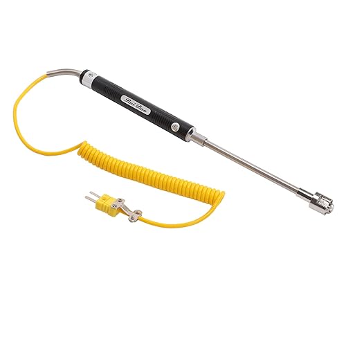 Termopar tipo K, enchufe tipo K, sonda térmica, sensor de termopar, herramienta de medición de temperatura, para detección de temperatura (termopar