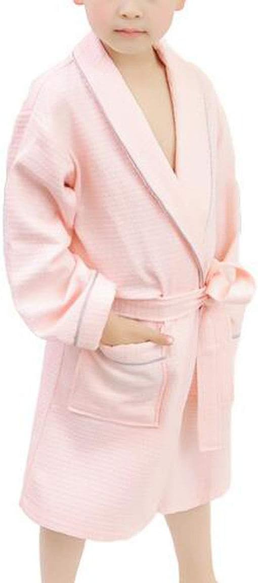 Suplove Children's summer cotton bathrobe boy girl Hooded hot spring swimming Sleeping robe