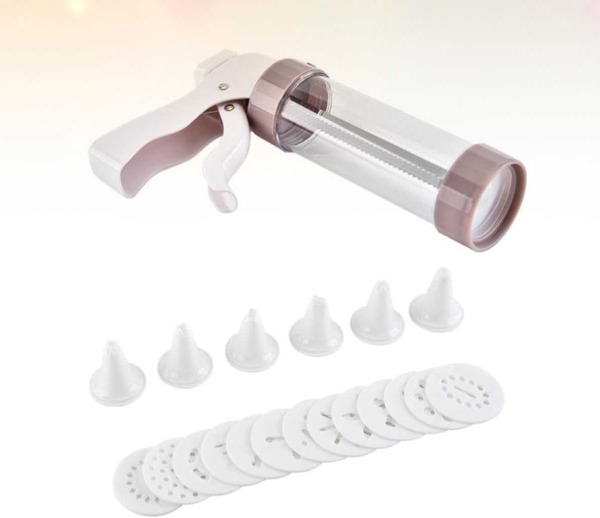 Manual Cookie Press Biscuit Maker for Home Baking Dessert Decorating