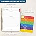 LuBudingJoy Blank Recipe Book to Write in Your Own Recipes, Full Page Sprial Hardcover Personal Recipe Organise, Recipe Journal Hold 140 Recipes(Blue)