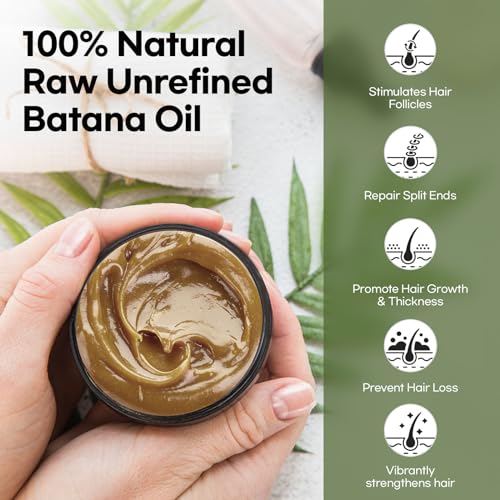 Jardient Batana Oil for Hair Care : 100% Pure and Raw Unrefined Batana Oil From Honduras Dr.sebi - Image 3