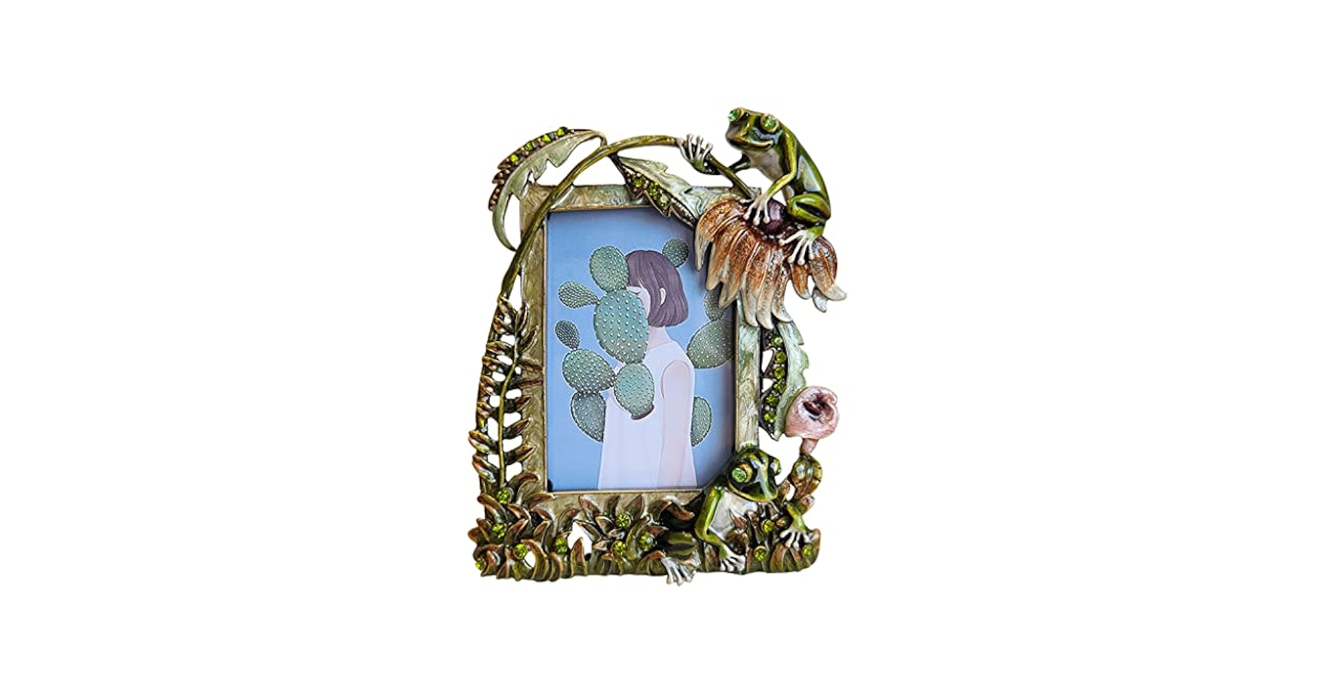 カエル　クリスマス　フォトフレーム 楽天市場】フォトフレーム おしゃれ 木目調 カエル 置き型