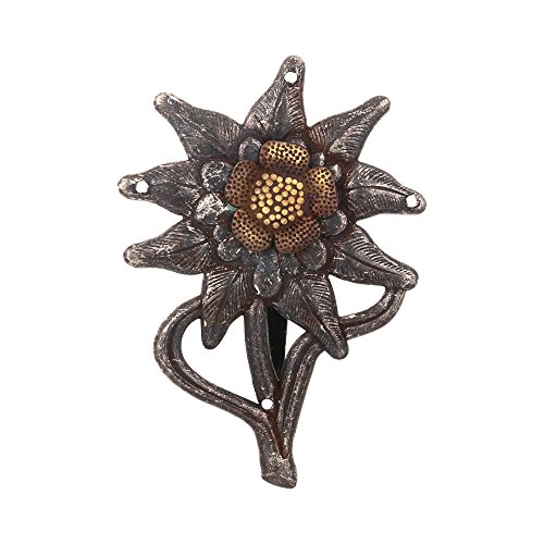 GuDeKe German Army WW II Edelweiss Badge Metal Pin Brooches for Hats