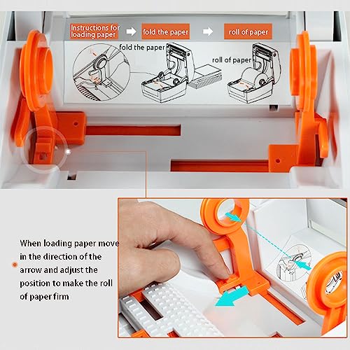 Ztbgy Stampante Termica Per Etichette Bluetooth, Gamma Di Stampa è Stampante Per Etichette Da 20-104 Mm, Supporto Iphone E Windows, Ampiamente Usato Per Amazon, Ebay, Shopify, Etsy, Usps - 6