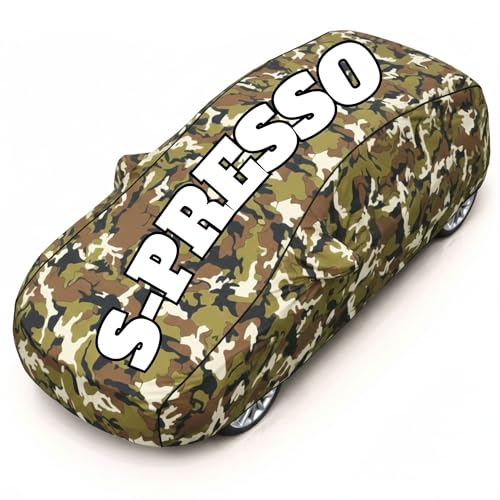 Image of Superior Grade Quality S-Presso Cover (All Variants) Car Body Cover - 100% Waterproof Custom Fit with Mirror Pockets | Triple-Stitched Elastic Design, Heat Reflective, Anti-Dust, All-Weather