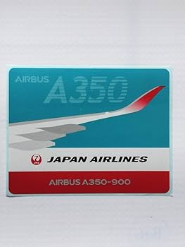 JAL Airbus A350 900 シール 記念品 Amazon.co.jp: ▽ JAL 日本航空 AIRBUS A350-900 ステッカー 品