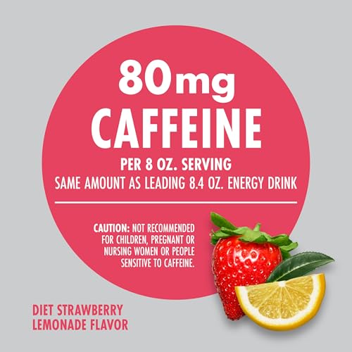 V8 +Energy 9638529 Diet Strawberry Lemonade Juice Energy Drink thumb #3