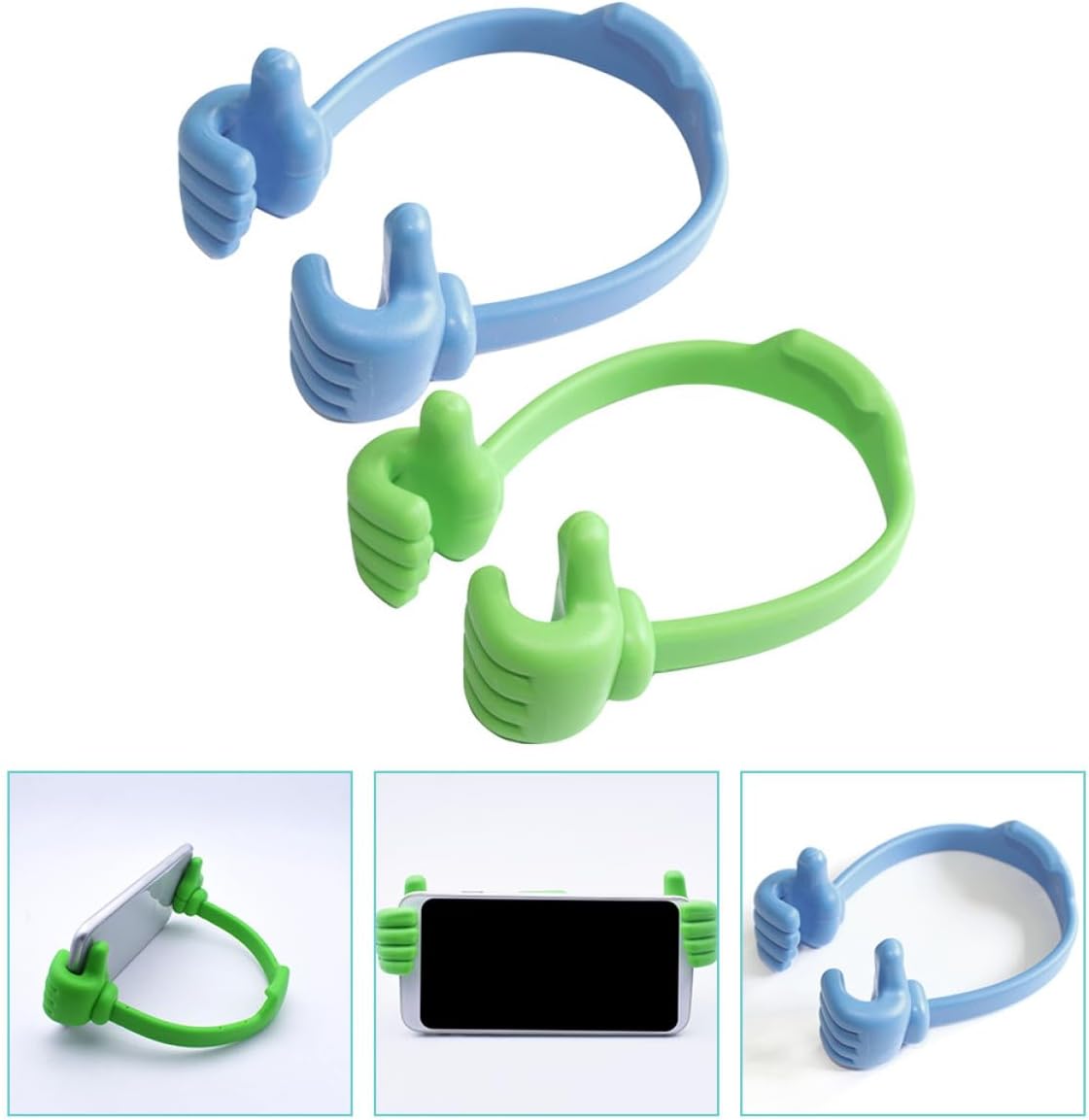 NOLITOY 2pcs Thumbs Gesture Phone Stand Holders for Hands Free Viewing image 4