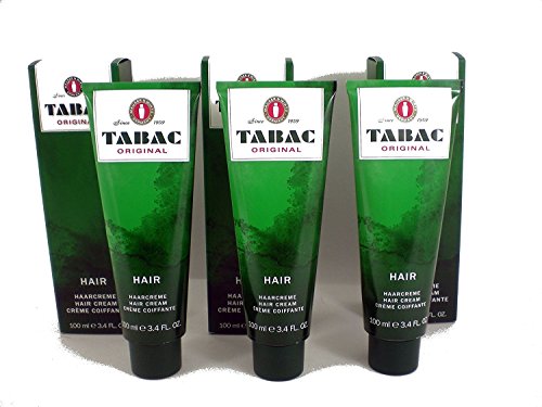 Tabac by Maurer & Wirtz Hair Cream 100ml (pack of 3)