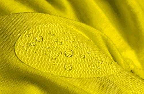 aZengear Repair Patches for Jackets, Tent, Shoe Toe, Air Mattress, Inflatables, PVC Gear - Waterproof, Self-Adhesive, Tear-Cold-Heat-Resistant, Down Puffer Coat (11Pcs, Yellow)