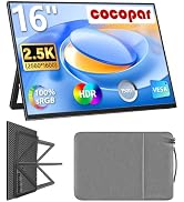 Amazon.co.jp: cocopar モバイルモニター 13.3インチ 2K 2560×1600 16