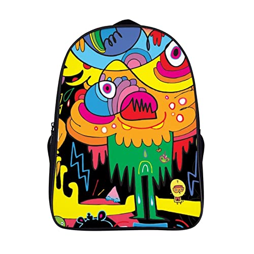 Mochila 3D Cool escolar unisex espaciosa para llevar libros sin dolor de espalda