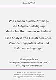 togian islands  TOGI Schriftenreihe / Wie können digitale Zwillinge die Aufgabenerledigung deutscher Kommunen verändern?: Eine Analyse von Einsatzbereichen, Veränderungspotenzialen und Rahmenbedingungen