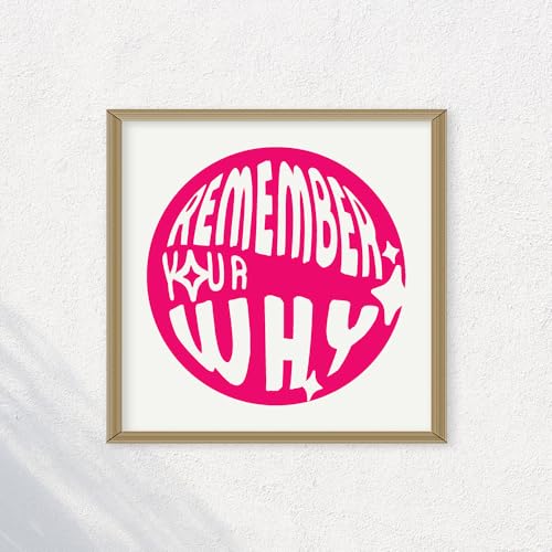 (Unframed) (10x8 Inch) Wall Art Print Of Remember Your Why