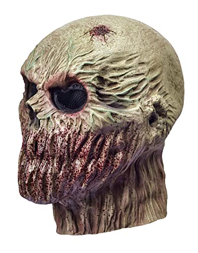 Tauxblo B8 Scary Halloween Zombie Mask Realistic Horror Mask Novelty Costume Party Latex Full Head Mask Creepy Cosplay Props thumb #2