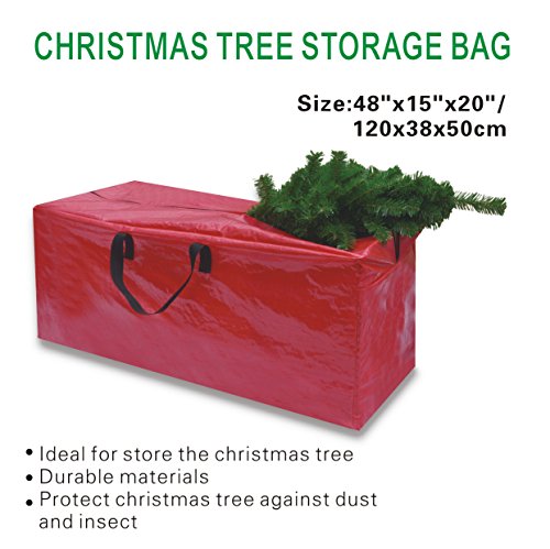 Strong Camel Artificial Christmas Tree Storage Bag Red Heavy Duty Large for Tree