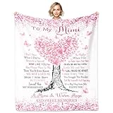 FIOUNG Mimi Gifts from Grandchildren Grandkids, Mimi Birthday Gifts Blanket 60"x50", Gift for Mimis, Mimis Gift Ideas for Mother's Day Christmas, to My Grandma Throw Blanket, Grandma Birthday Present