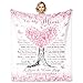 FIOUNG Mimi Gifts from Grandchildren Grandkids, Mimi Birthday Gifts Blanket 60"x50", Gift for Mimis, Mimis Gift Ideas for Mother's Day Christmas, to My Grandma Throw Blanket, Grandma Birthday Present
