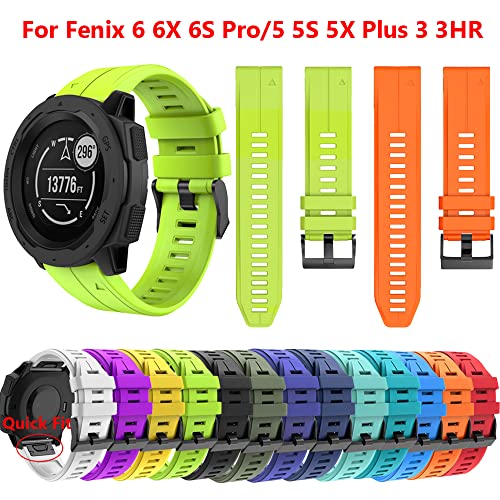 Bracelet Garmin Fenix 5 anti-transpiration silicone 22 - 2