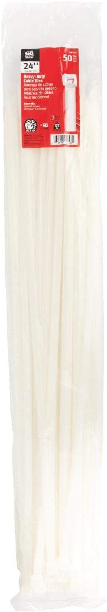 Thomas & Betts L-24-175-9-L Cable Tie 175 lb 24" Nat (Pack of 50)