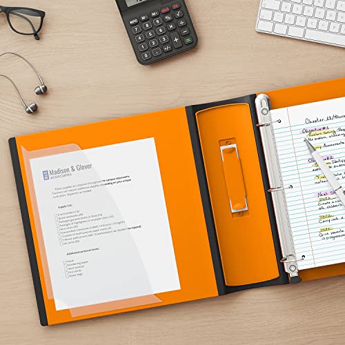 Staples 3-inch 3-Ring Better Binder, Orange, 2/Pack (ST55892-CCVS)