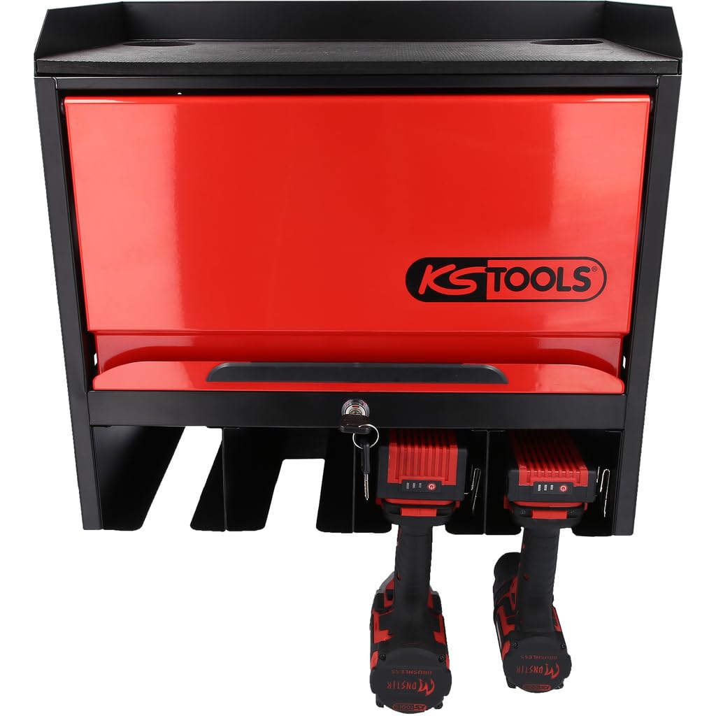 KS Tools 515.6901 eMONSTER Werkzeugschrank zur Wandmontage mit 1 Tür, H435xB480xT282mm