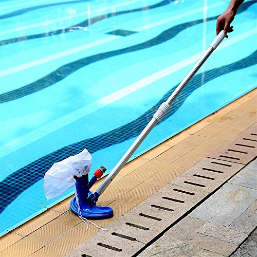 Loijon Escova de Vácuo a Jato Conjunto de Cabeças de Vácuo de Piscina Limpador com Saco de Escova Ad