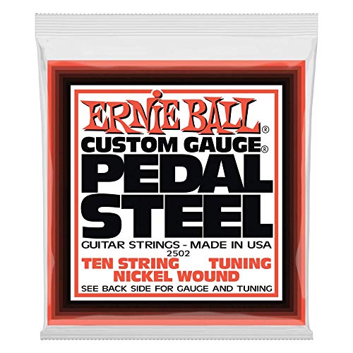 Ernie Ball Pedal Steel Cordes filées en nickel E9 Tuning, pour guitare électrique à 10 cordes, calibre 13-38 - Les Beatles, Paul McCartney, John Lennon, RIngo Starr, George Harrison Ernie Ball Pedal Steel Cordes filées en nickel E9 Tuning, pour guitare électrique à 10 cordes, calibre 13-38 – Image 6
