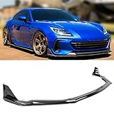 STI Style Real Carbon Fiber 1pc Front Bumper Lip Splitter Compatible for 2022-2024 Subaru BRZ ZD8
