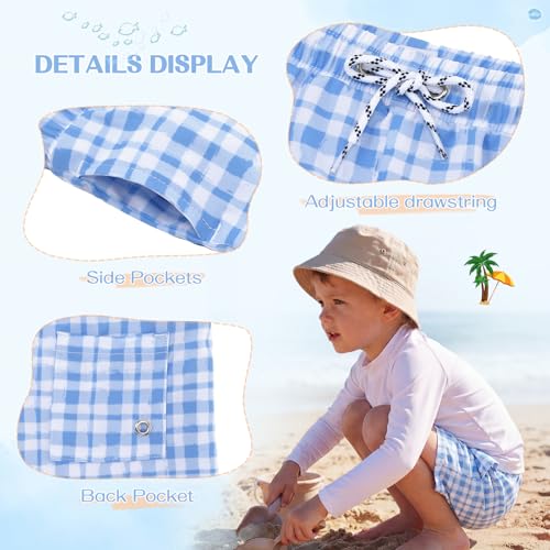 Image of American Trends Boys Swim Trunks Toddler Swim Shorts Bathing Suit Kids Swimsuit Youth Swimwear